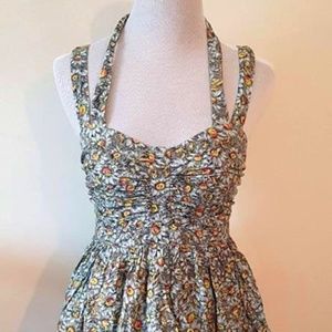 French Connection Floral Peplum Top - Size 4